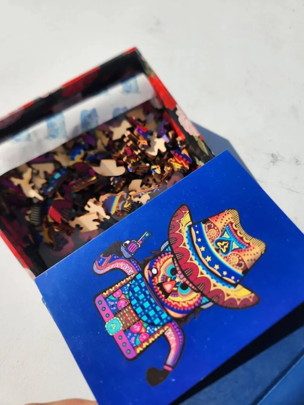 Wooden Puzzle Wood Jigsaw Puzzle Sherriff Cowboy Laser cut wood pieces